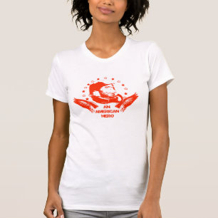 Camiseta Um vermelho americano do herói