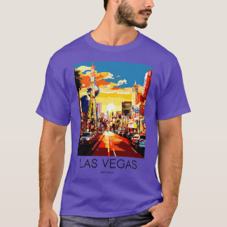 Camiseta Um Viagem de Arte de Las Vegas Nevada EUA 1