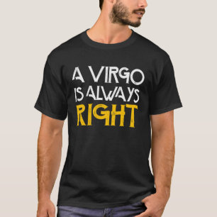 Camiseta Um vírus é sempre a astrologia de aniversário cert