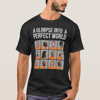 Camiseta Um Vislumbre Em Uma Política Mundial Perfeita