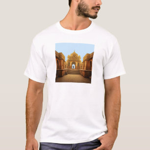 Camiseta Um vislumbre na metrópole futurista da Índia