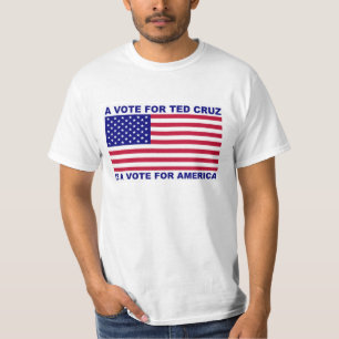 Camiseta Um voto para Ted Cruz é um voto para América