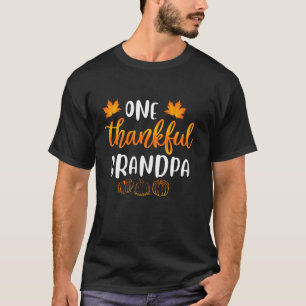 Camiseta Um Vovô Agradável Caiu no Dia de Ação de Graç