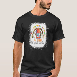 Camiseta Uma 5 de Hoppy Páscoa de Professores Leopard Rainb