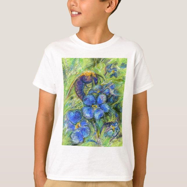 Camiseta Uma abelha e não me esqueça das flores (Frente)