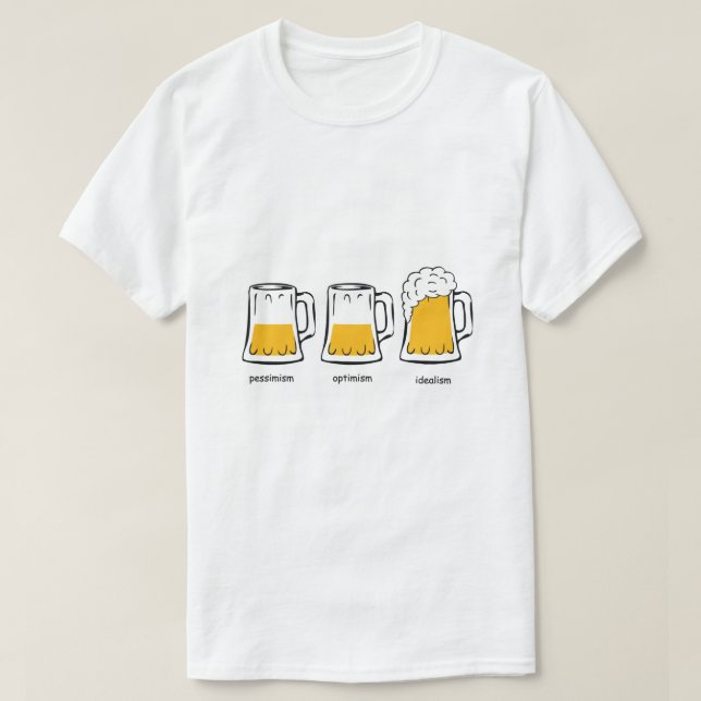 Camiseta Uma abordagem filosófica da cerveja (Frente do Design)