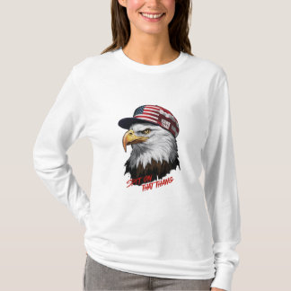 Camiseta Uma águia majestosa, orgulhosamente incorporando o