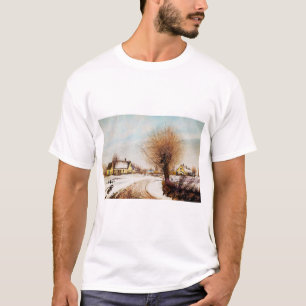 Camiseta Uma aldeia de Sealand. Inverno por Laurits Ring