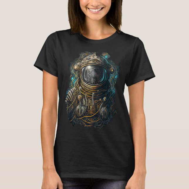 Camiseta Uma alienígena na Terra (Frente)