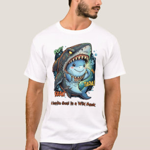 Camiseta Uma Alma Gentil em uma Máscara Selvagem Tubarão Fo