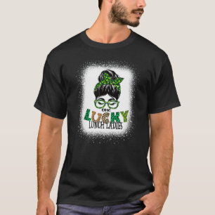 Camiseta Uma Almoça Sortuda Meninas Sangrando Rua De Arma M
