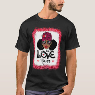 Camiseta Uma Amada Nana Black Mãe Africano Mulheres America