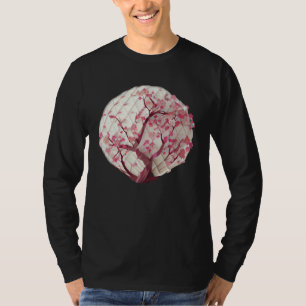 Camiseta Uma Árvore de Cerejeira em Flor Vida Glob
