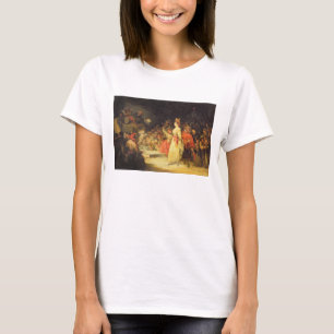 Camiseta Uma atriz antes da inquisição (veja igualmente
