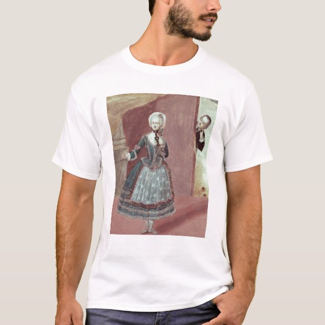 Camiseta Uma atriz no papel de Rosinda (Frente)