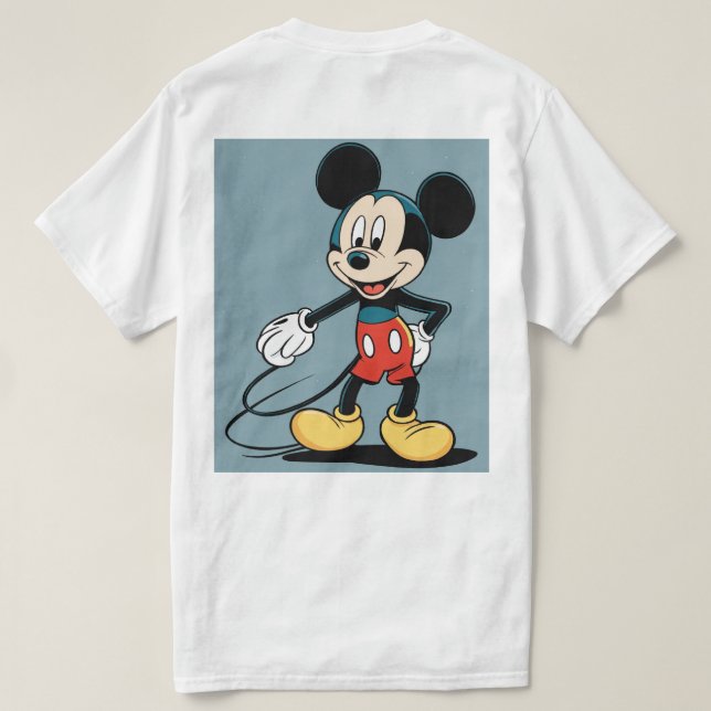 Camiseta Uma aventura musical com Mickey Muse (Verso do Design)