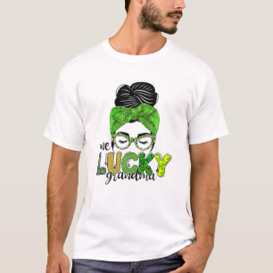 Camiseta Uma avó sortuda Mensageira Dia de São Patrício