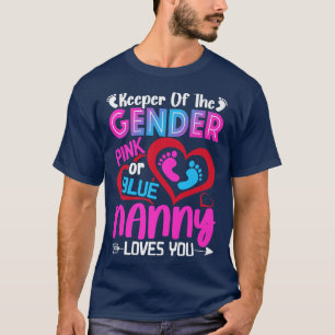Camiseta Uma Babá Rosa Ou Azul Engraçada Te Ama A Revolução