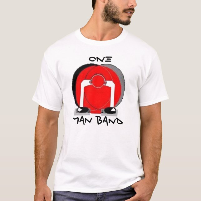 Camiseta Uma banda 2 do homem (Frente)