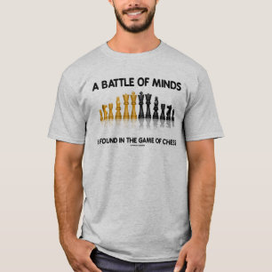 Camiseta Uma Batalha De Mentes É Encontrada No Jogo Do Xadr