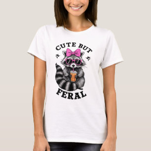 Camiseta Uma bela, mas muito engraçada, Racoon Wi