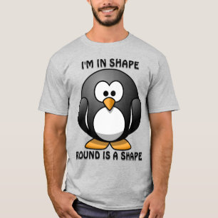 Camiseta Uma Bela Ronda De Pinguim Engraçado É Uma Piada 