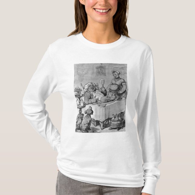Camiseta Uma boa refeição, (Frente)