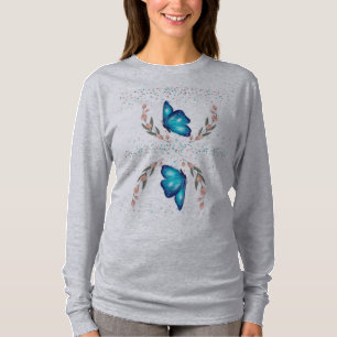 Camiseta Uma borboleta esconde-se.