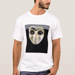 Camiseta Uma cabeça de uma figura do templo de Nini-zaza,
