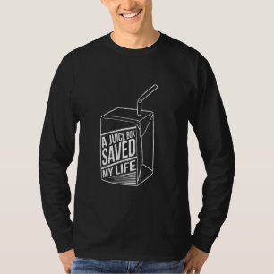 Camiseta Uma Caixa De Suco Salvou Minha Vida Engraçada Diab