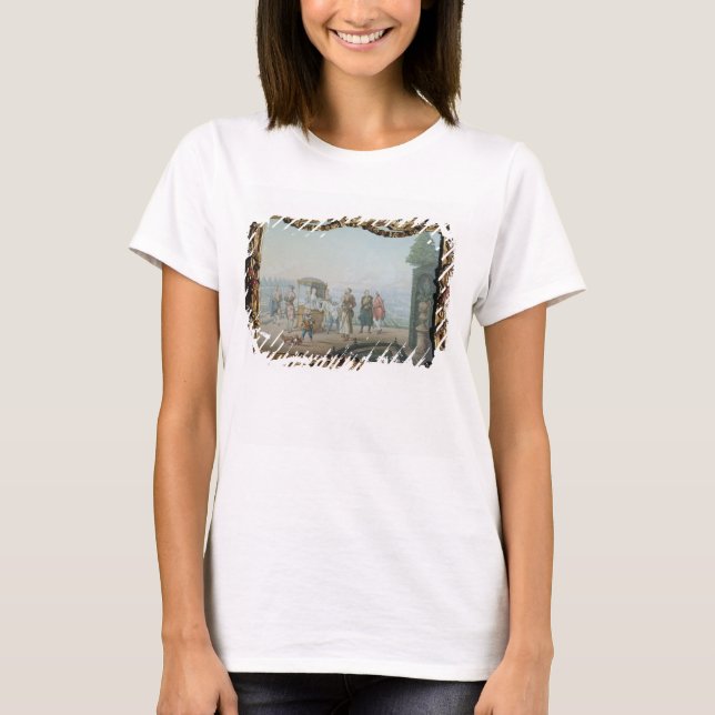 Camiseta Uma caminhada no jardim (c/c) (Frente)