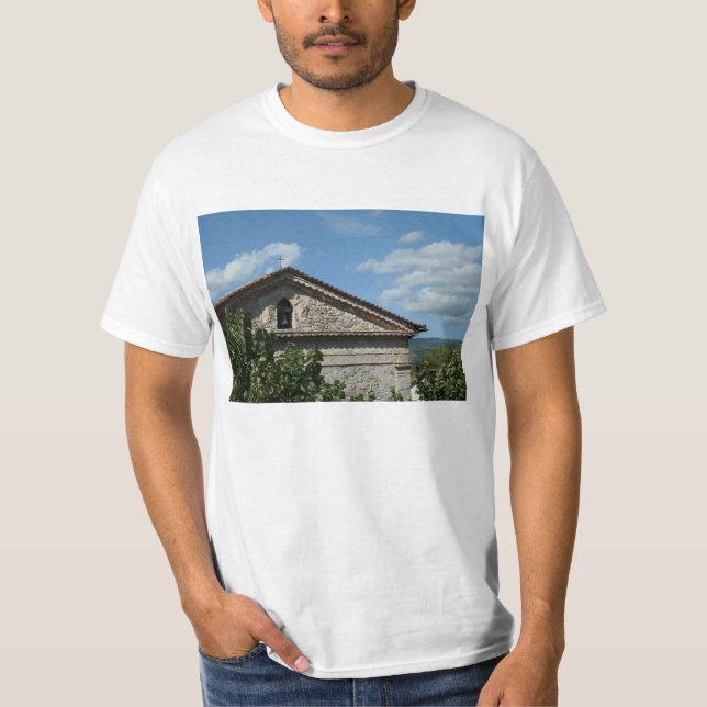 Camiseta Uma Capela Pequena Em Laino Borgo (Frente)