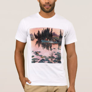 Camiseta Uma captura fina por John Clymer
