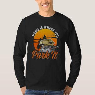 Camiseta Uma Casa De Campos De Frame É Onde Você A Pesa Rv