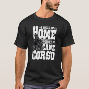 Camiseta Uma Casa Não É Uma Casa Sem Um Corso De Canas