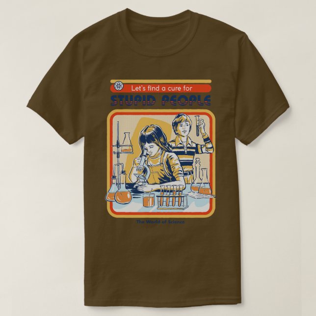 Camiseta Uma cavidade para Pessoas estúpidas (Frente do Design)