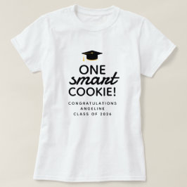 Camiseta Uma Celebração de Festa de formatura Smart Cookie