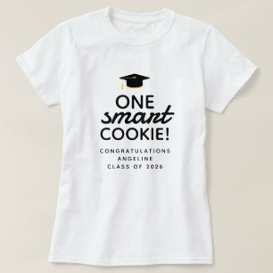 Camiseta Uma Celebração de Festa de formatura Smart Cookie