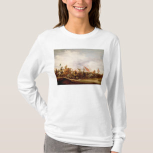 Camiseta Uma cena de batalha, 1653