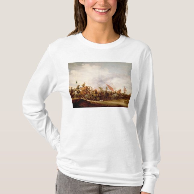 Camiseta Uma cena de batalha, 1653 (Frente)