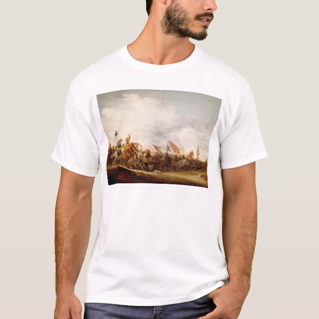 Camiseta Uma cena de batalha, 1653 (Frente)