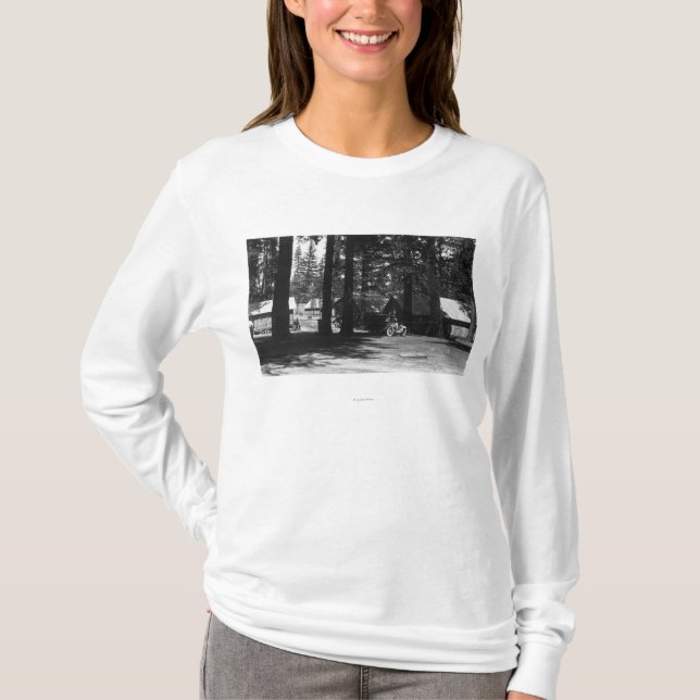 Camiseta Uma cena do acampamento (Frente)