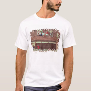Camiseta Uma cena doméstica de um rolo)