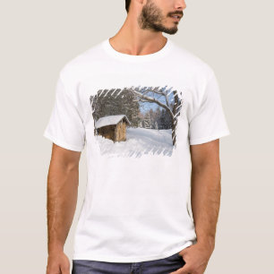 Camiseta Uma cena nevada no Little Lyford Pond da AMC