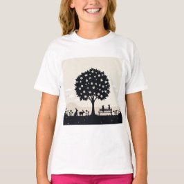 Camiseta Uma cena surreal e calma na natureza
