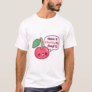 Camiseta Uma Cereja Gira Tem Um Dia De Cherryfic