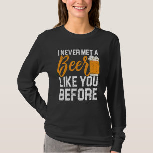 Camiseta Uma Cerveja Como Você Bebado Alcoólico De Bebendo