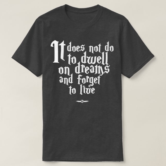 Camiseta Uma citação inspiradora (Frente do Design)
