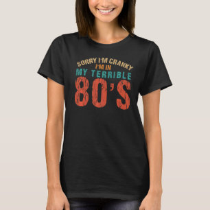 Camiseta Uma citação sarcástica, desculpe, estou irritada, 
