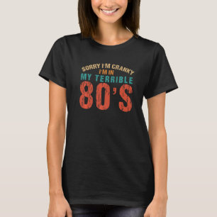 Camiseta Uma citação sarcástica, desculpe, estou irritada,